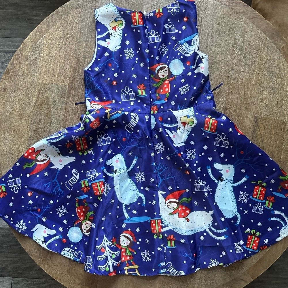 Girls Christmas Dress size  XS (4-5) years